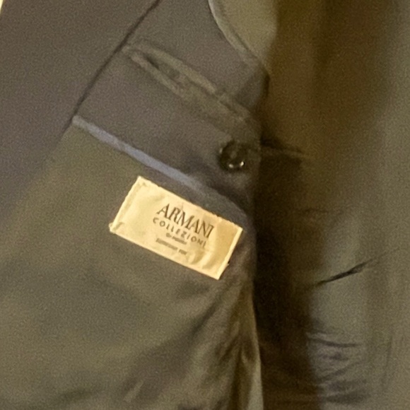 ARMANI COLLEZIONI MEN’S SUIT / EUR 48 / NAVY / MADE IN ITALY - Picture 2 of 10